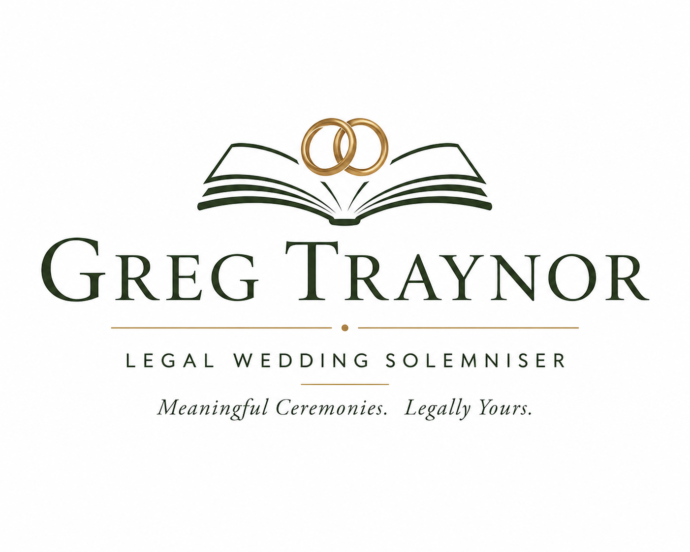 Greg Traynor crest and monogram logo